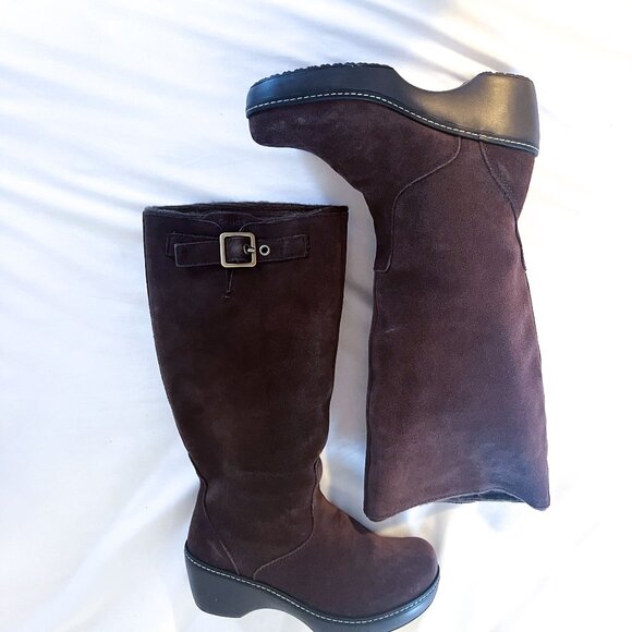 Crocs | Cobbler High Boot | Brown Suede Size 7 - Picture 6 of 15